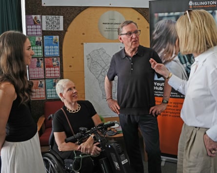 Alan Milburn at West Library Youth Employment Hub, north London, after the launch of his report, 28 May 2026.