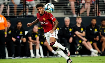 Time running out for Jadon Sancho after two difficult years at Old Trafford | Manchester United 6 Jadon Sancho on United’s pre-season tour of the US