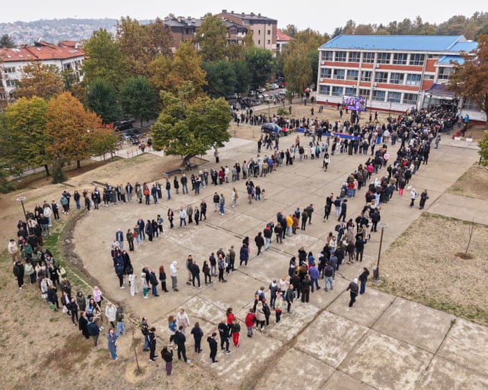 Serbia votes as strongman Vučić faces grassroots challenge to 12-year rule – Europe live