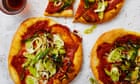 Meera Sodha's vegan recipe for pizzette with romesco and leeks | The new vegan