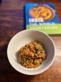 Garam masala gets a thumbs-up in Roopa Gulati’s baingan bharta.