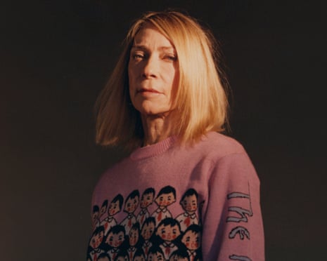 Musician Kim Gordon at home in Los Angeles