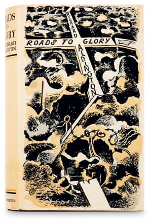 The cover of the book Roads To Glory by Richard Aldington and illustrated by Paul Nash.