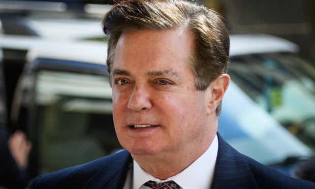 FILES-US-RUSSIA-POLITICS-ESPIONAGE-ELECTION-2016<br>(FILES) In this file photo Paul Manafort arrives for a hearing at US District Court on June 15, 2018 in Washington, DC. - The chairman of President Donald Trump’s 2016 election campaign secretly shared campaign information with a Russian intelligence officer, posing a “grave” espionage threat to the United States, a US Senate report said on August 18, 2020. Before and during his nearly six months on the Trump campaign, Paul Manafort, a veteran Republican political consultant, directly and indirectly communicated with Konstantin Kilimnik, identified as a Russian intelligence officer, and Oleg Deripaska, a Russian oligarch close to Vladimir Putin, the Senate Intelligence Committee said. (Photo by MANDEL NGAN / AFP) (Photo by MANDEL NGAN/AFP via Getty Images)