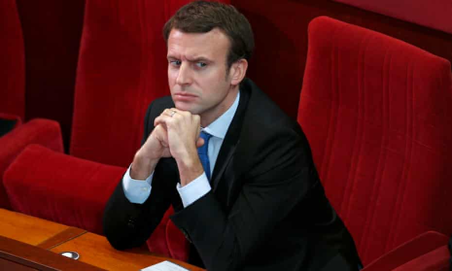 France’s economy minister Emmanuel Macron.