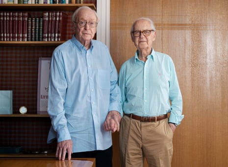 ‘We’re just so bloody old!’ … Michael Caine and John Standing.