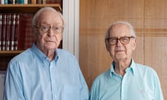 ‘We’re just so bloody old!’ … Michael Caine and John Standing.