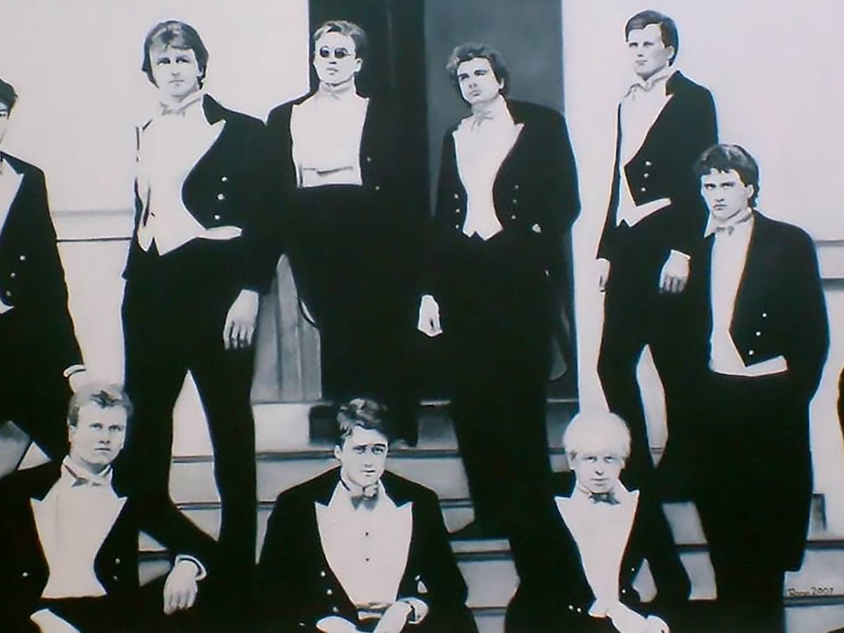 Bullingdon Club Portrait Of Cameron And Johnson In Tails To Go On Sale David Cameron The Guardian