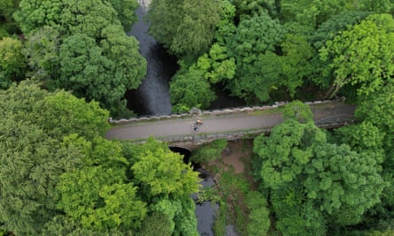 Railway bridge on a former line in the Ayrshire Alps