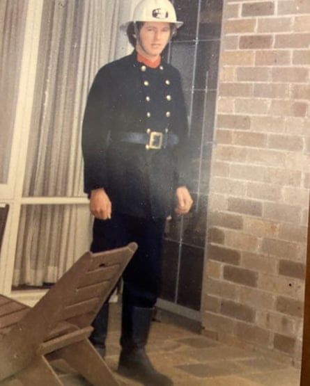 A young Greg Mullins in uniform