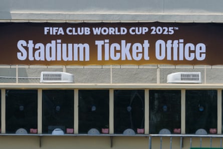 The ticket office at the Rose Bowl in Pasadena, California