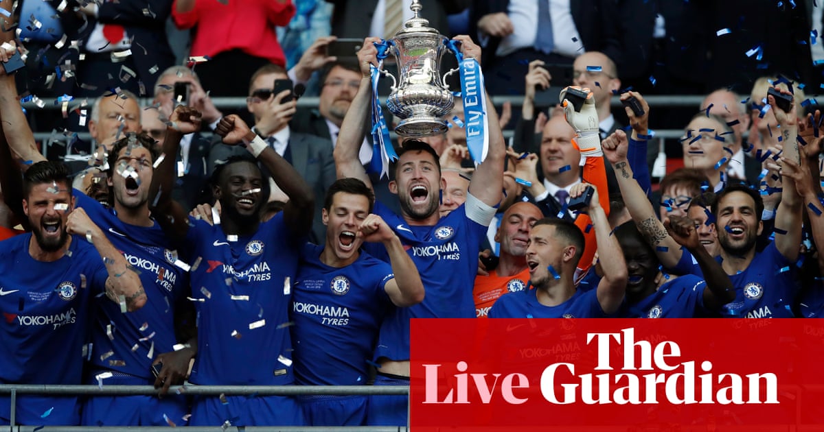 Chelsea 1 0 Manchester United 18 Fa Cup Final As It Happened Football The Guardian Chelsea 1 0 Manchester United 18 Fa Cup Final As It Happened Football The Guardian