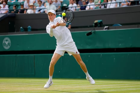 Jannick Sinner is conscionable excessively beardown for Ben Shelton.