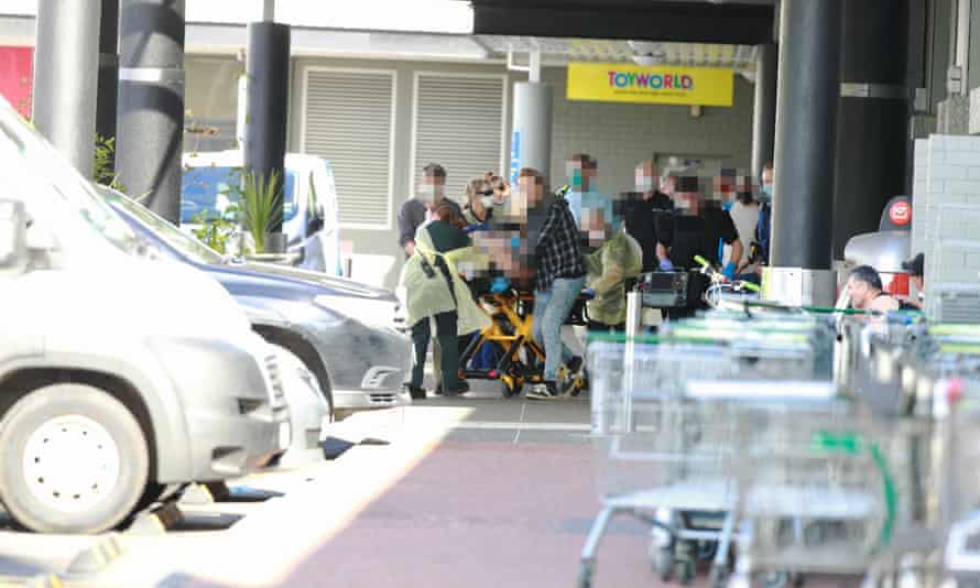 Emergency services responded to the New Lynn mall mid-afternoon