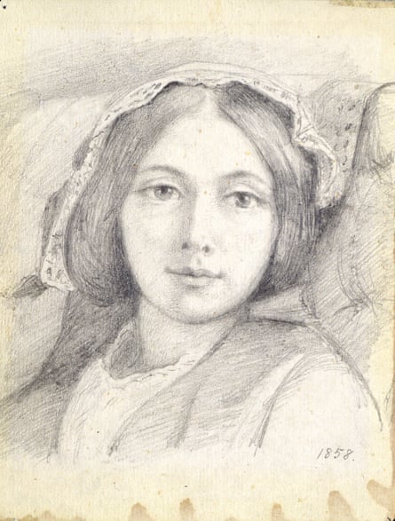 Mary Ellen Meredith, 1858 by Henry Wallis.