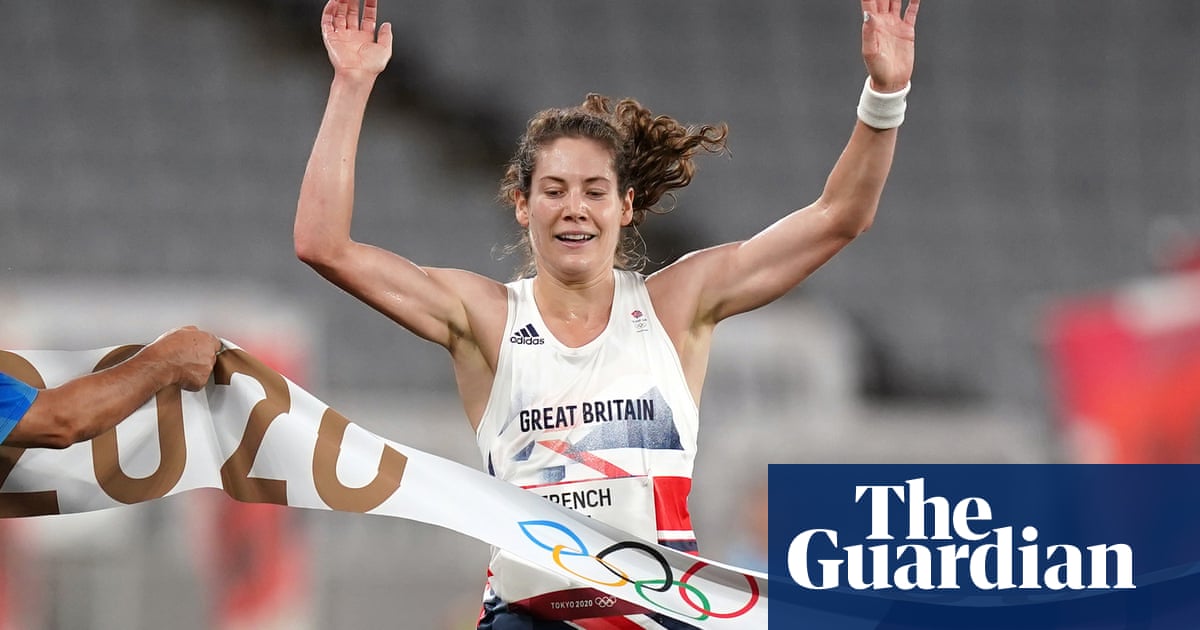 Kate French surges to Olympic gold for GB in modern pentathlon