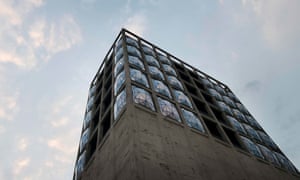 The exterior of the Zeitz Museum of Contemporary African Art in Cape Town