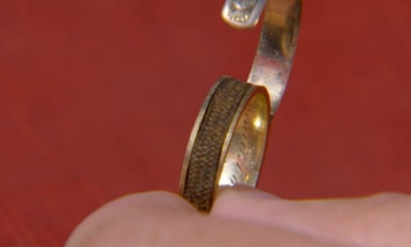 The ring, shown on Antiques Roadshow.