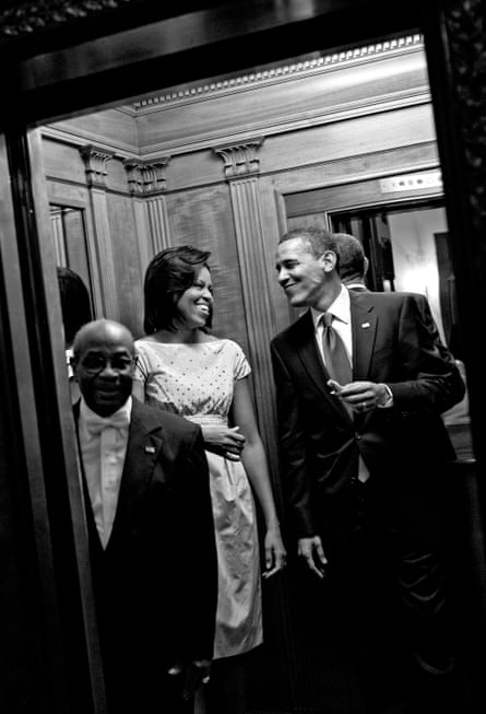 The Obamas at the White House in 2009