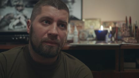 Denis Kuznetsov, deputy commander of the Luhansk chapter of Russia's Night Wolves biker gang