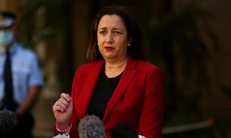 The Queensland premier, Annastacia Palaszczuk, reported five new coronavirus cases on Saturday