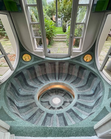 ‘The water was always freezing’ … the whirlpool bath in the shape of a Borromini dome.
