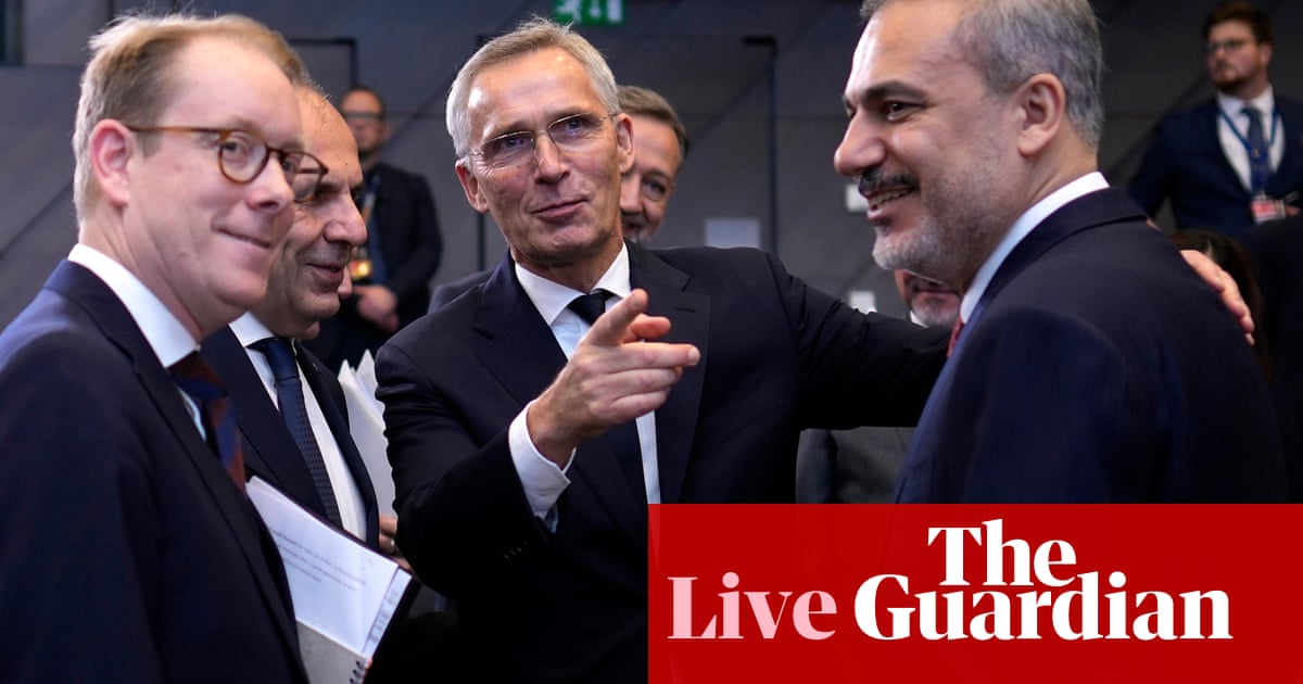 Turkish foreign minister told Sweden their Nato bid will be ratified 'within weeks' - Europe live