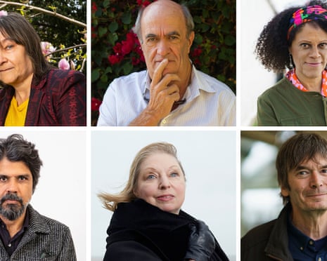 Ali Smith, Colm Tóibín, Bernardine Evaristo, Pankaj Mishra, Hilary Mantel and Ian Rankin