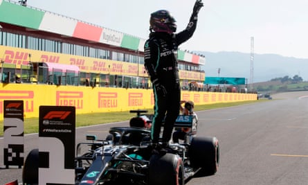 Lewis Hamilton Dominates Qualifying Again To Take Tuscan F1 Gp Pole Formula One The Guardian