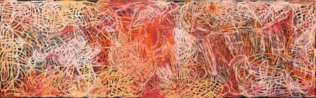 Yam awely 1995, by Emily Kam Kngwarray.