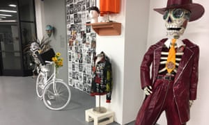 An exhibit at the Self Help Graphics and Art space in Boyle Heights, LA.