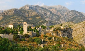 Stari Bar, a ruined Byzantine fortified city.