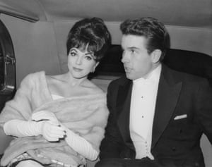 Joan Collins And Warren Beatty in 1961.
