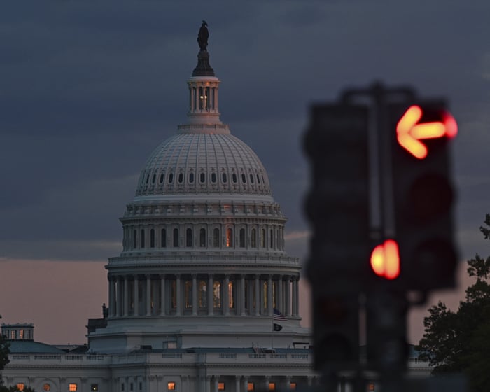 Senate fails to pass bill to keep essential federal workers and troops paid throughout government shutdown – live