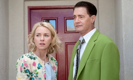 Relearning how to be a human … Kyle MacLachan as Dougie Jones, with Naomi Watts as Janey-E Jones.