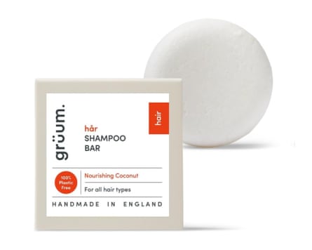 Shampoo bar and packet