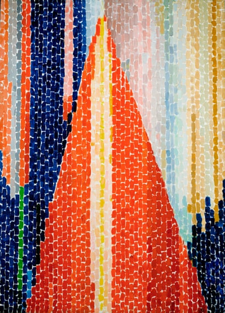 Alma Thomas - Blast Off, 1972