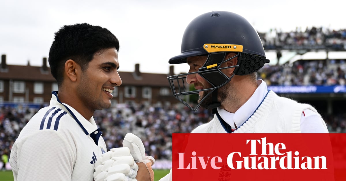 India beat England by six runs to draw series in thrilling finale to fifth men’s cricket Test - live