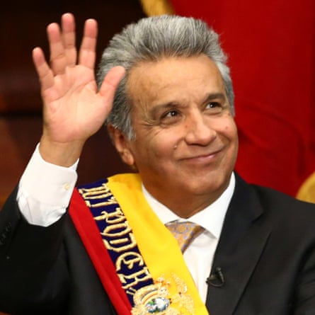 Ecuador’s president, Lenín Moreno