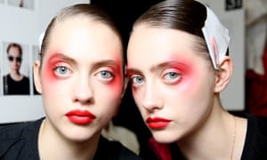 backstage at Kenzo’s SS17 Paris Fashion Week show.