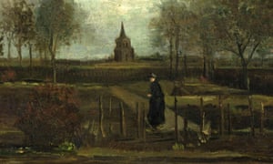 A detail from Van Gogh’s 1884 painting, stolen on the artist’s birthday.