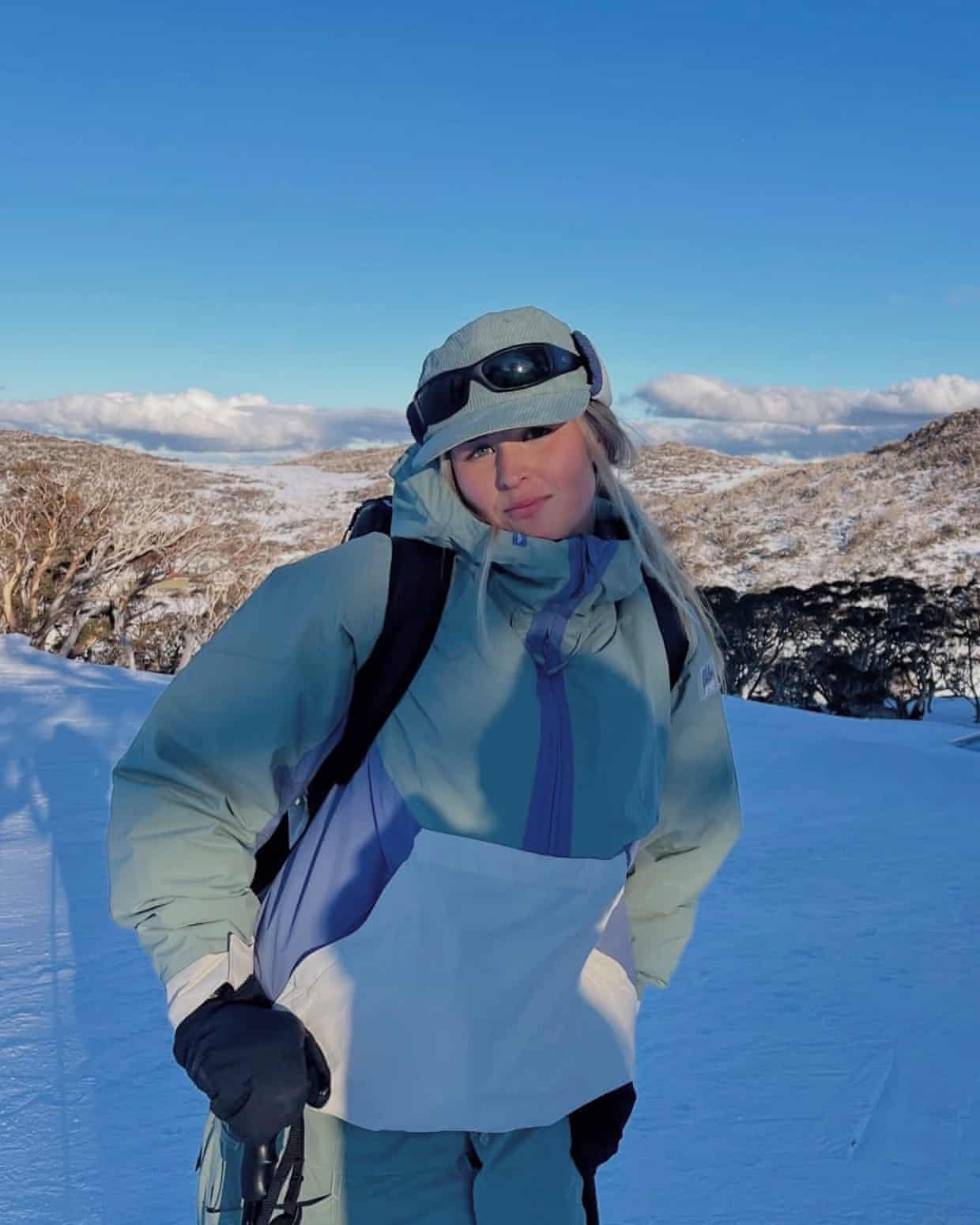 Freestyle skier and sports commentator Mia ‘Miff’ Rennie at Perisher