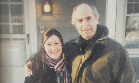 Beckerman with Roth outside his writing studio in Connecticut, 2003.