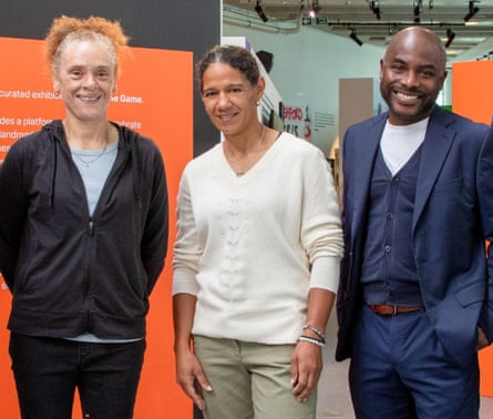 (From left) Kerry Davis, Mary Phillip and Dr Paul Campbell