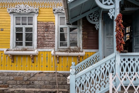A house with ornamental woodwork