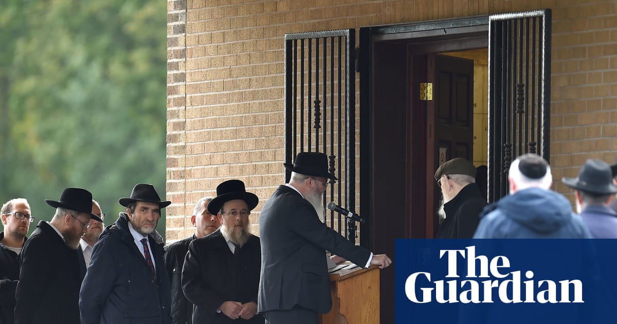 Man killed during Manchester synagogue attack hailed as hero at funeral