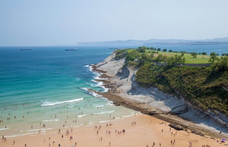 A beach in Santander, northern Spain