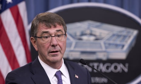 Ash Carter, the US defence secretary, has called the anti-Isis alliance a ‘so-called coalition’.