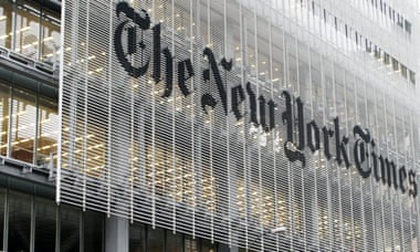 The New York Times HQ.