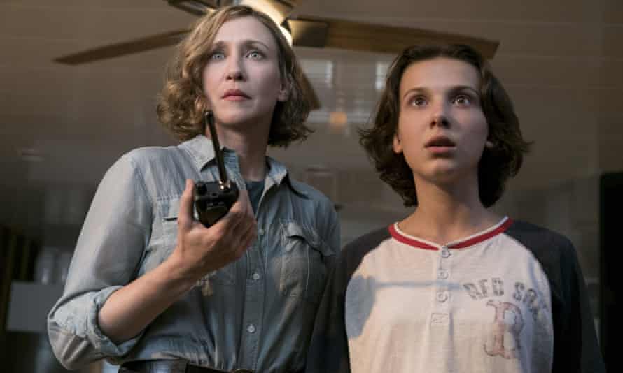 Vera Farmiga and Millie Bobby Brown in Godzilla: King of the Monsters.